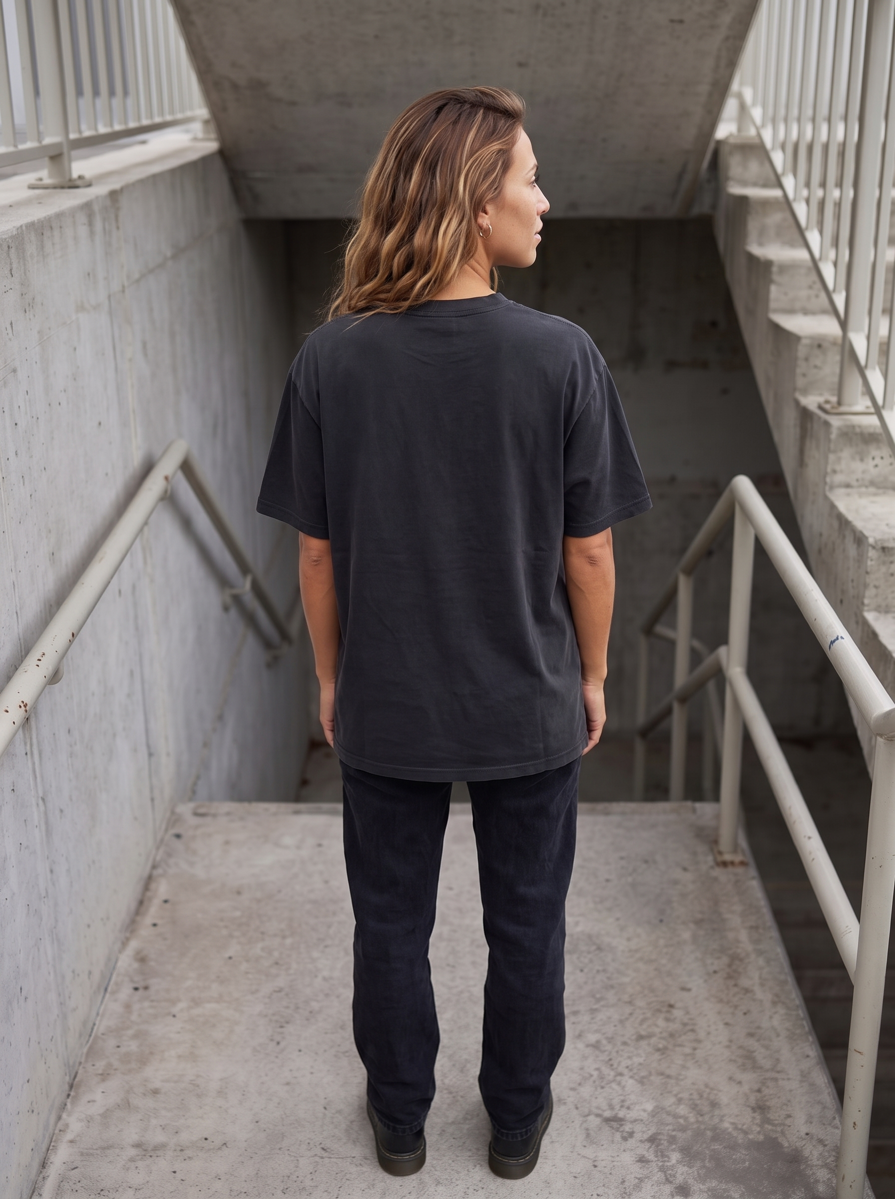 Feral Youth Oversized T-Shirt - Back view