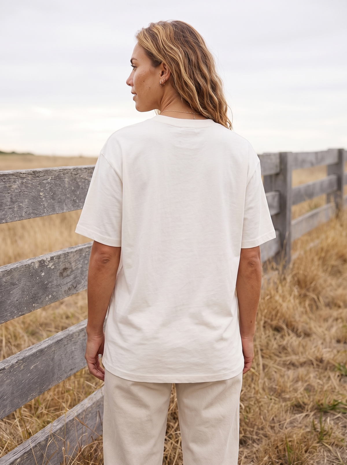 Ghost Gum Oversized T-Shirt - Back view