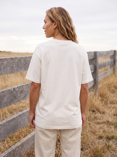 Ghost Gum Oversized T-Shirt - Back view