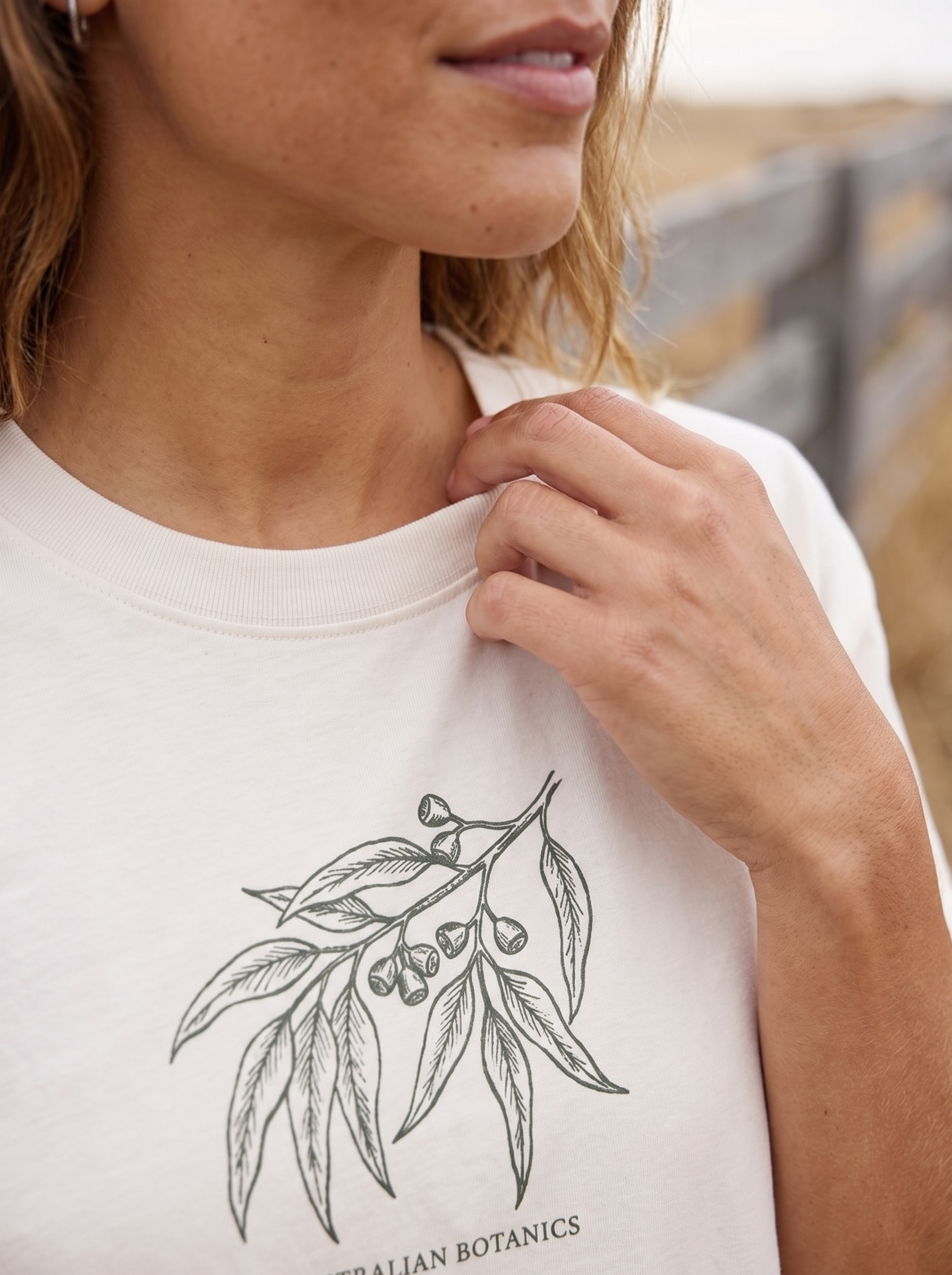 Ghost Gum Oversized T-Shirt - Fabric detail