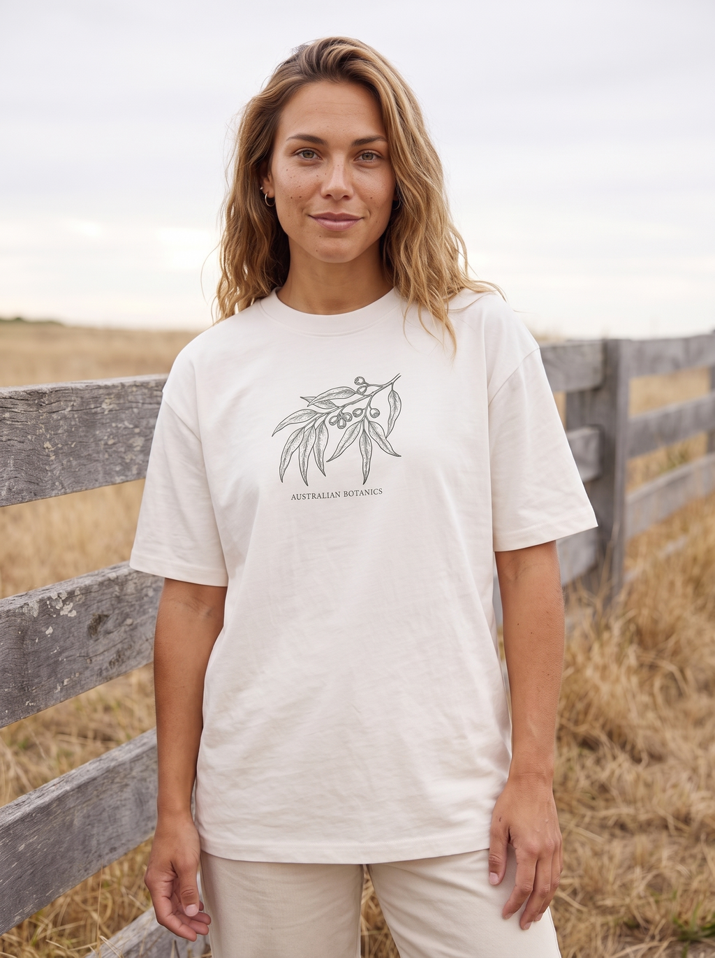 Ghost Gum Oversized T-Shirt - Close-up