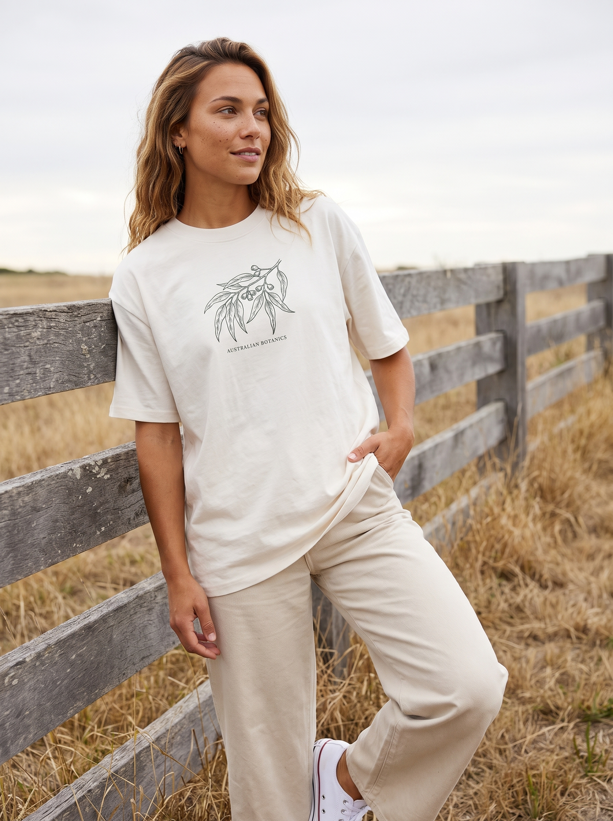 Ghost Gum Oversized T-Shirt - Front view