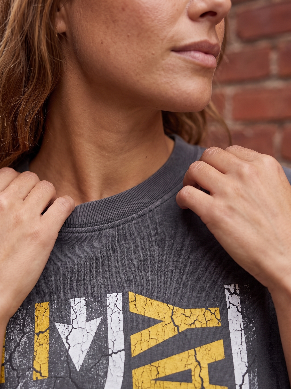 Highway Oversized T-Shirt - Fabric detail