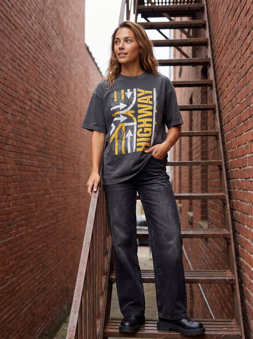 Highway Oversized T-Shirt - Front view