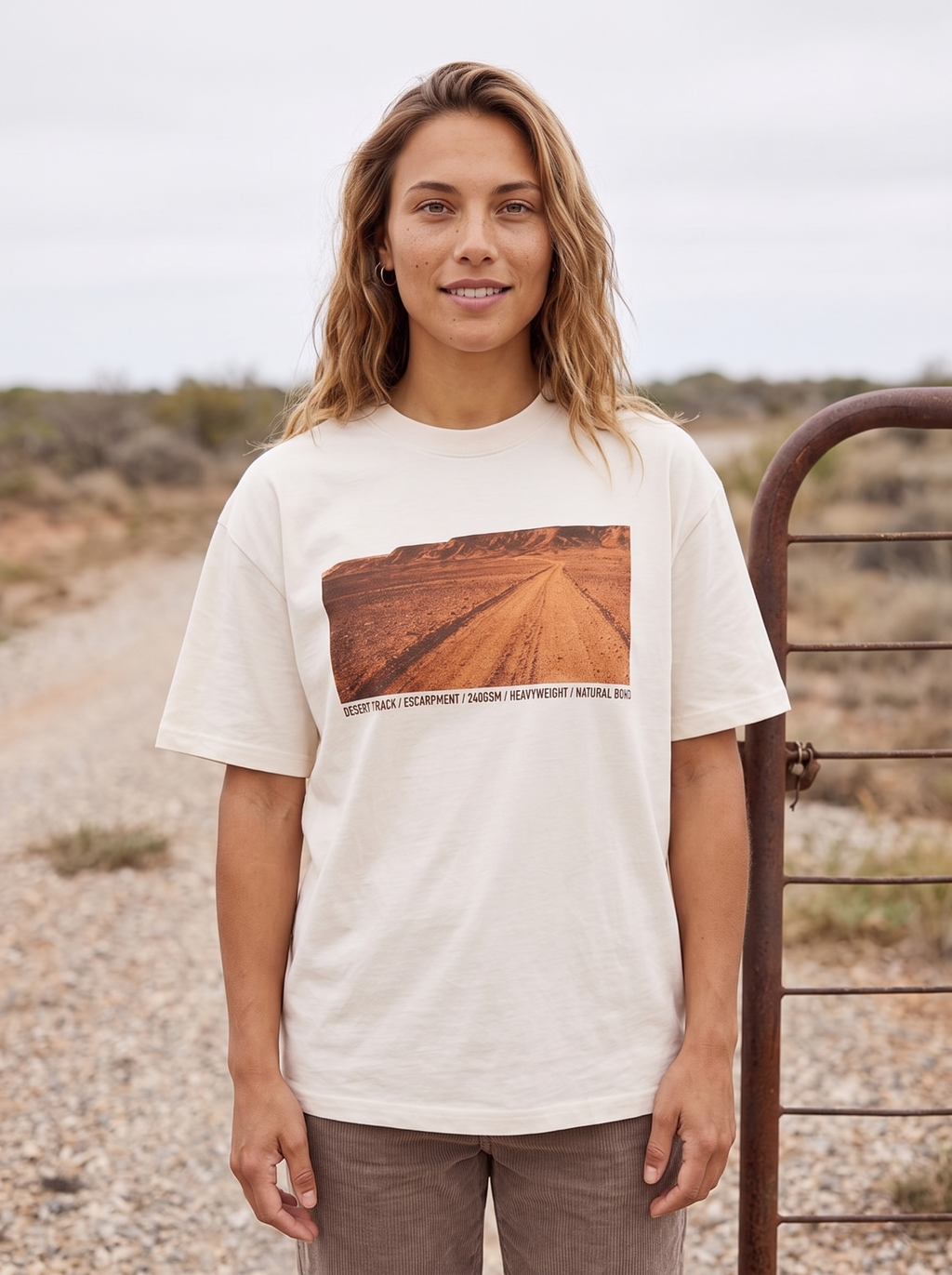 Red Centre Oversized T-Shirt - Close-up