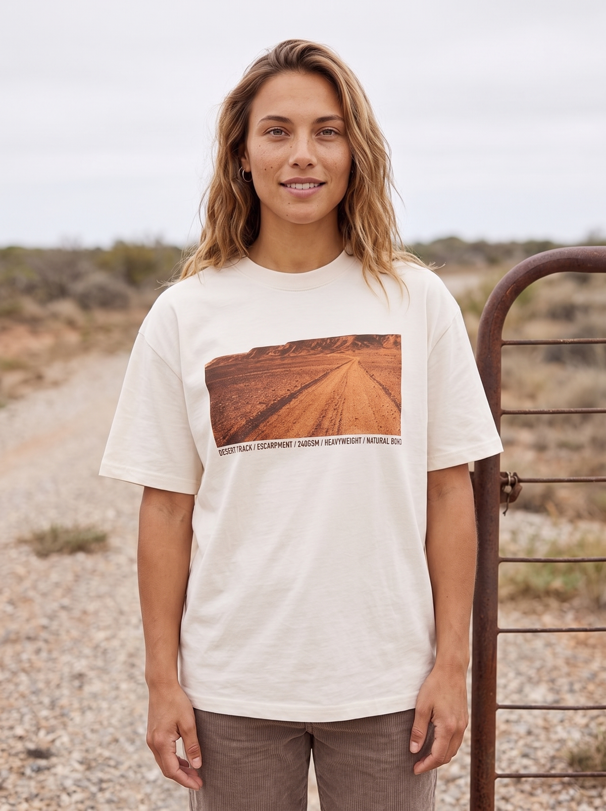 Red Centre Oversized T-Shirt - Close-up