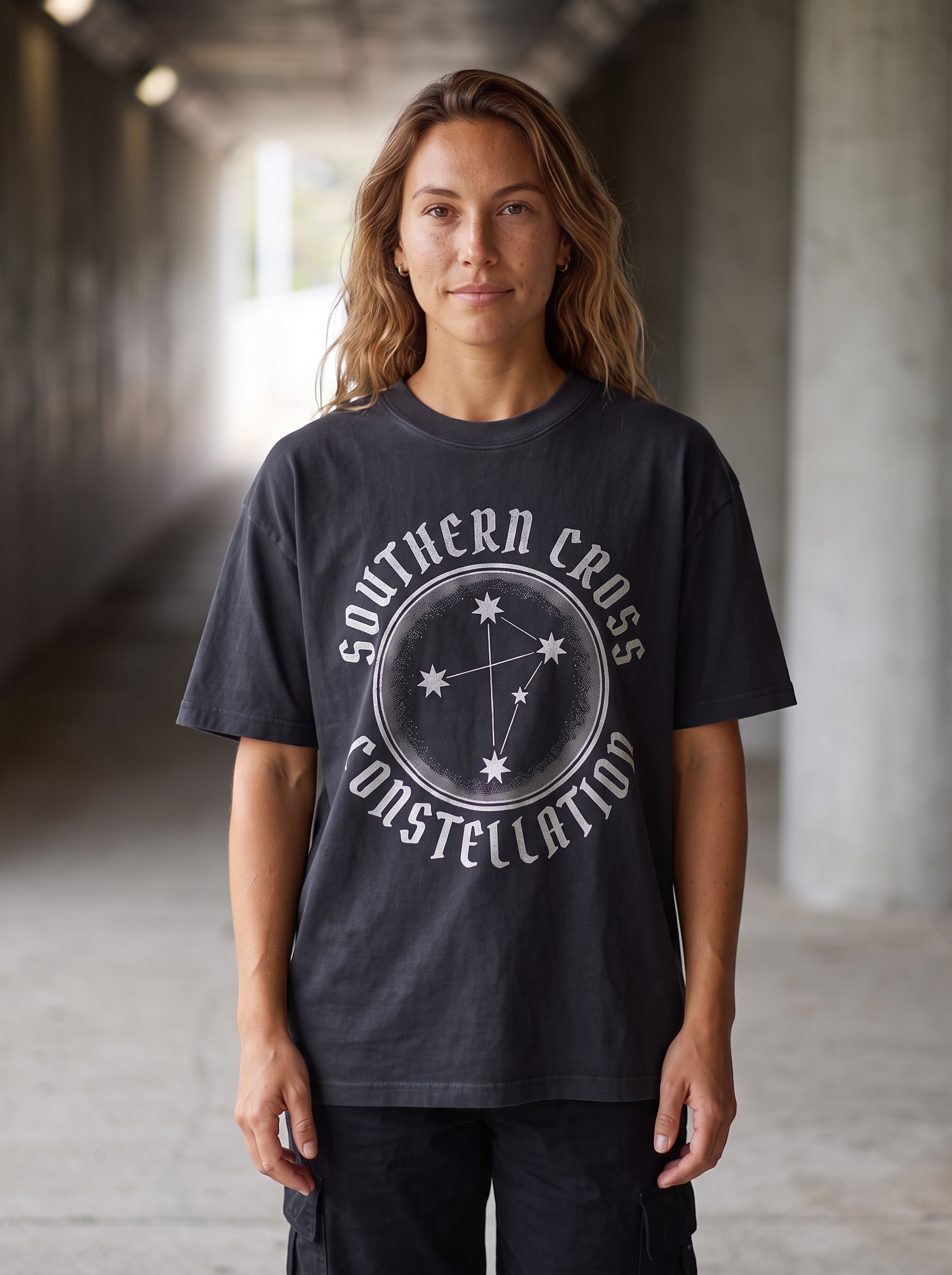 Southern Cross Oversized T-Shirt - Close-up
