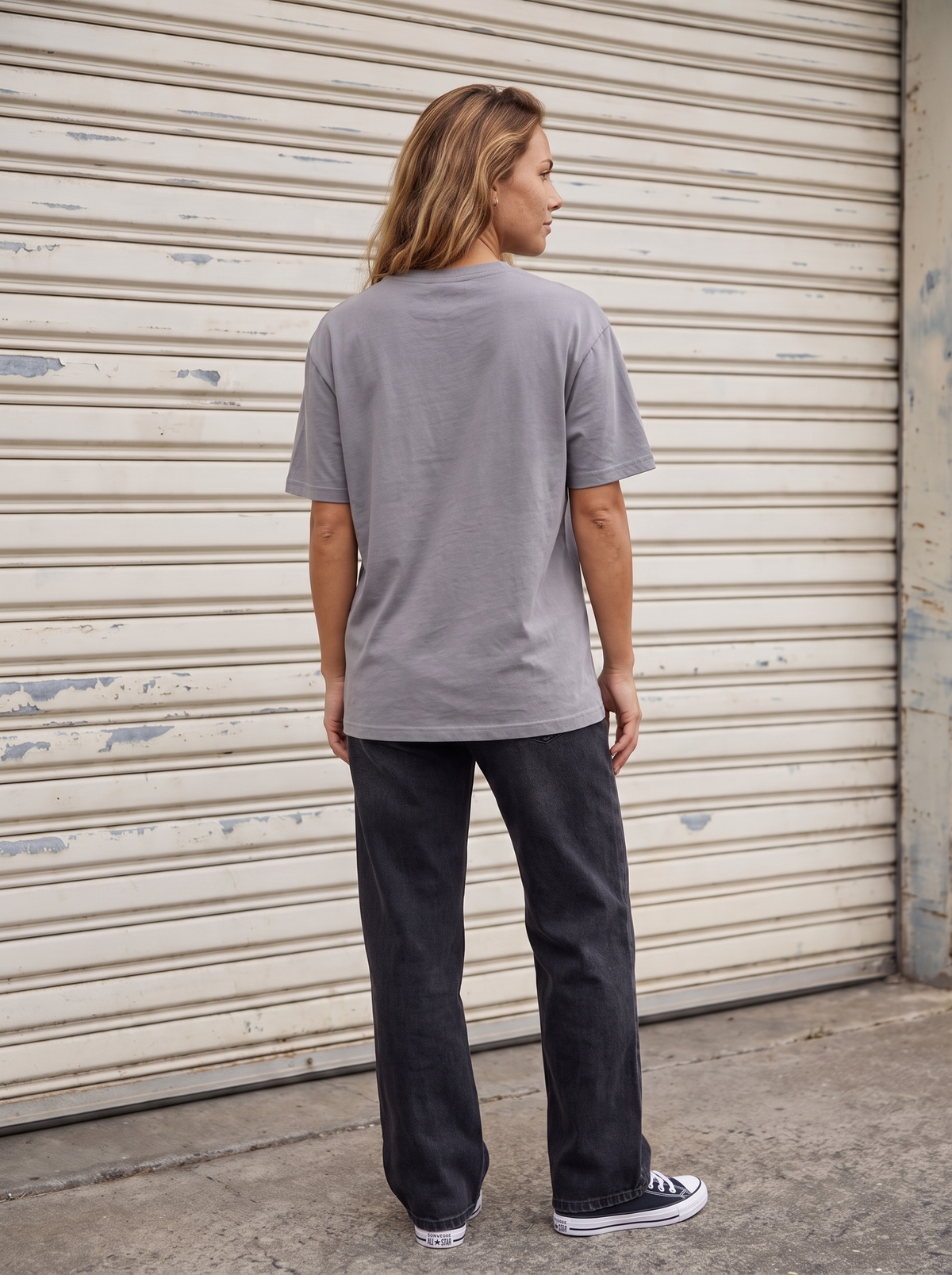 Sunburnt Oversized T-Shirt - Back view