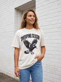 Swooping Season Oversized T-Shirt - Front view