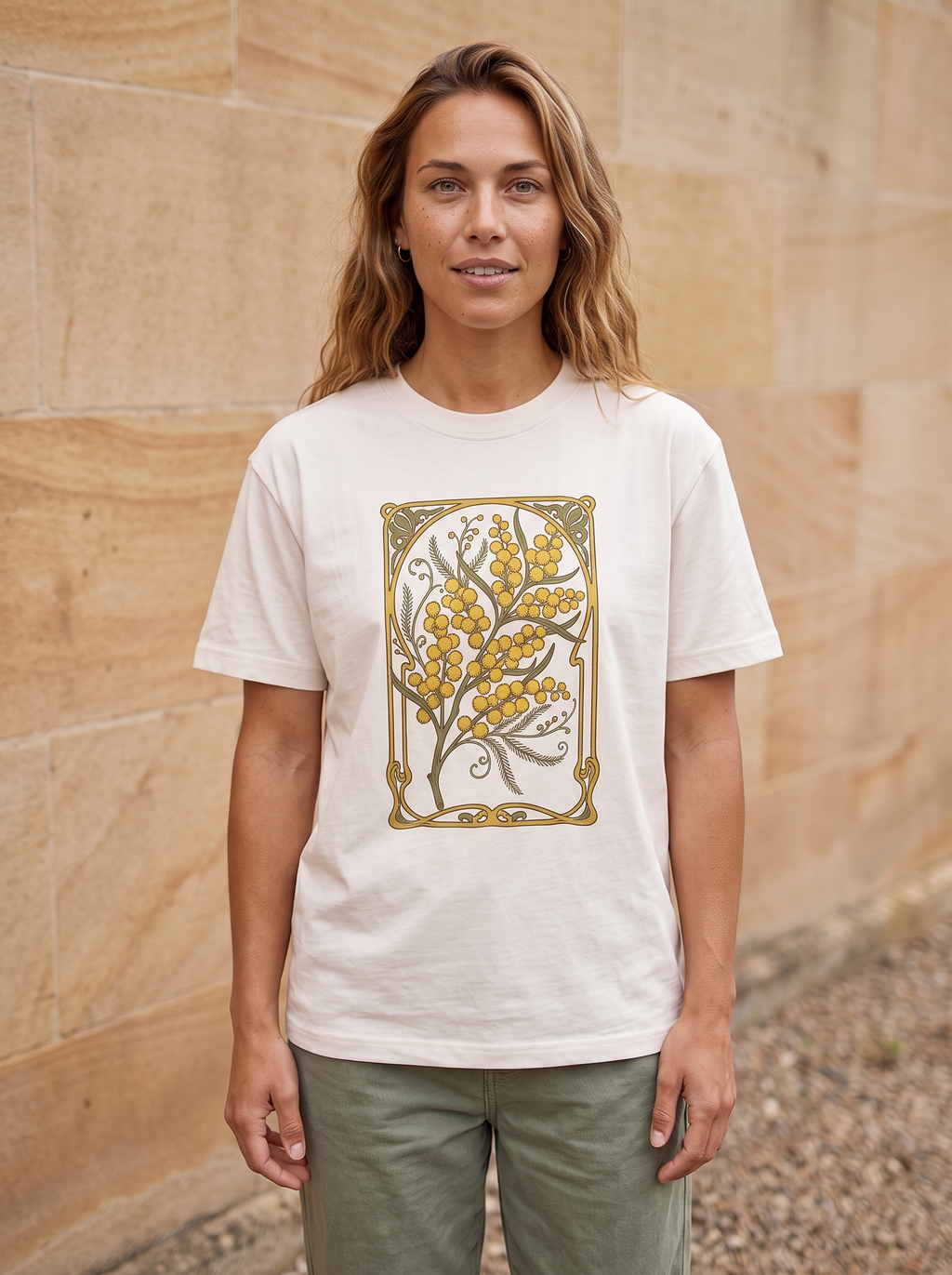 Wattle Oversized T-Shirt - Close-up