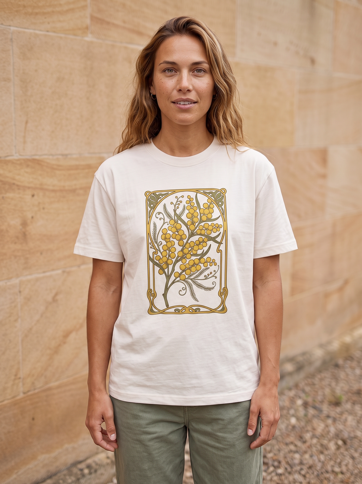 Wattle Oversized T-Shirt - Close-up