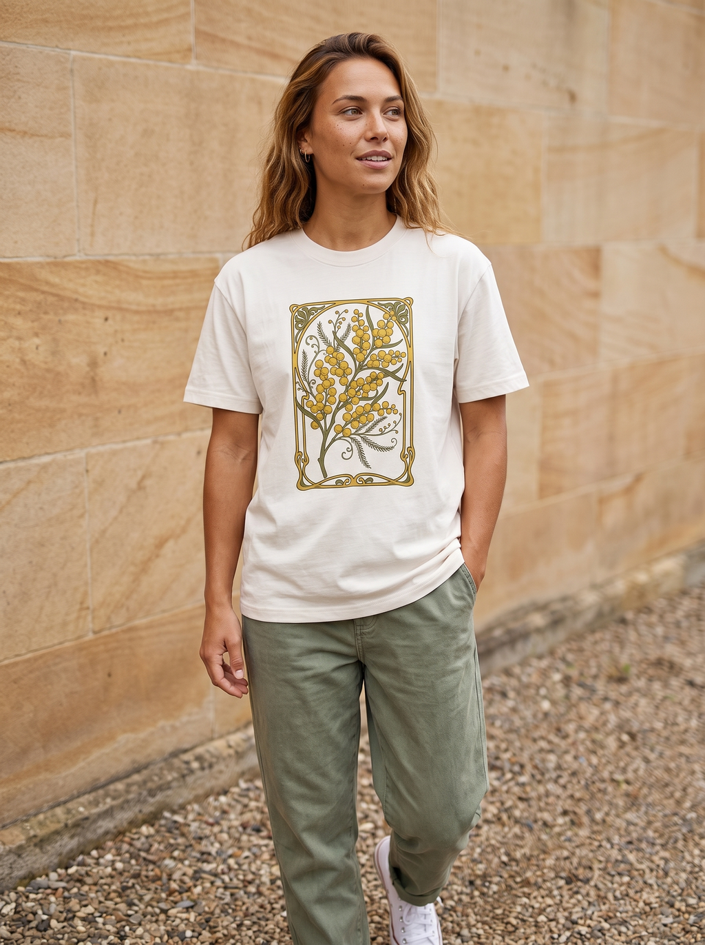 Wattle Oversized T-Shirt - Front view