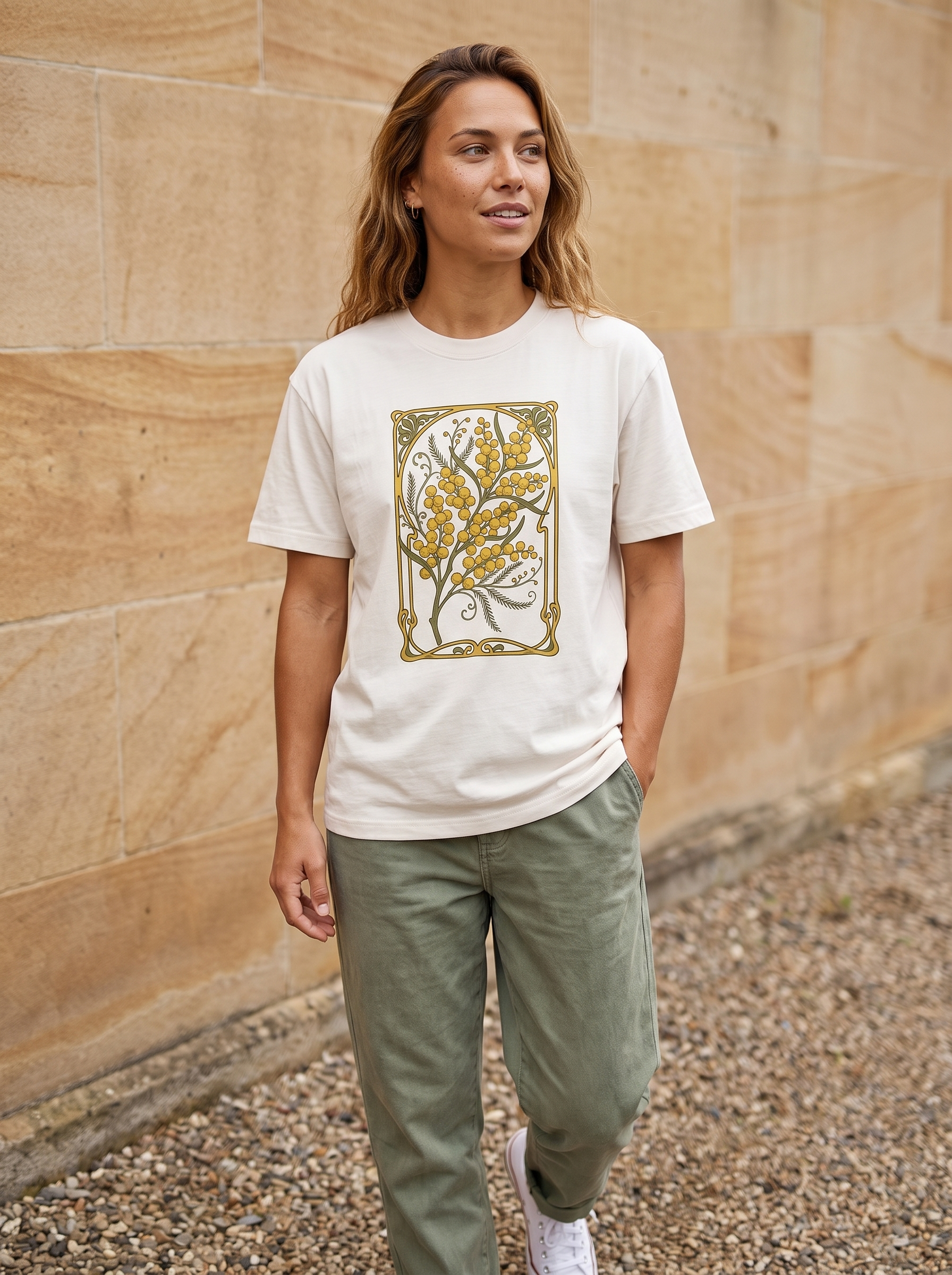 Wattle Oversized T-Shirt - Front view